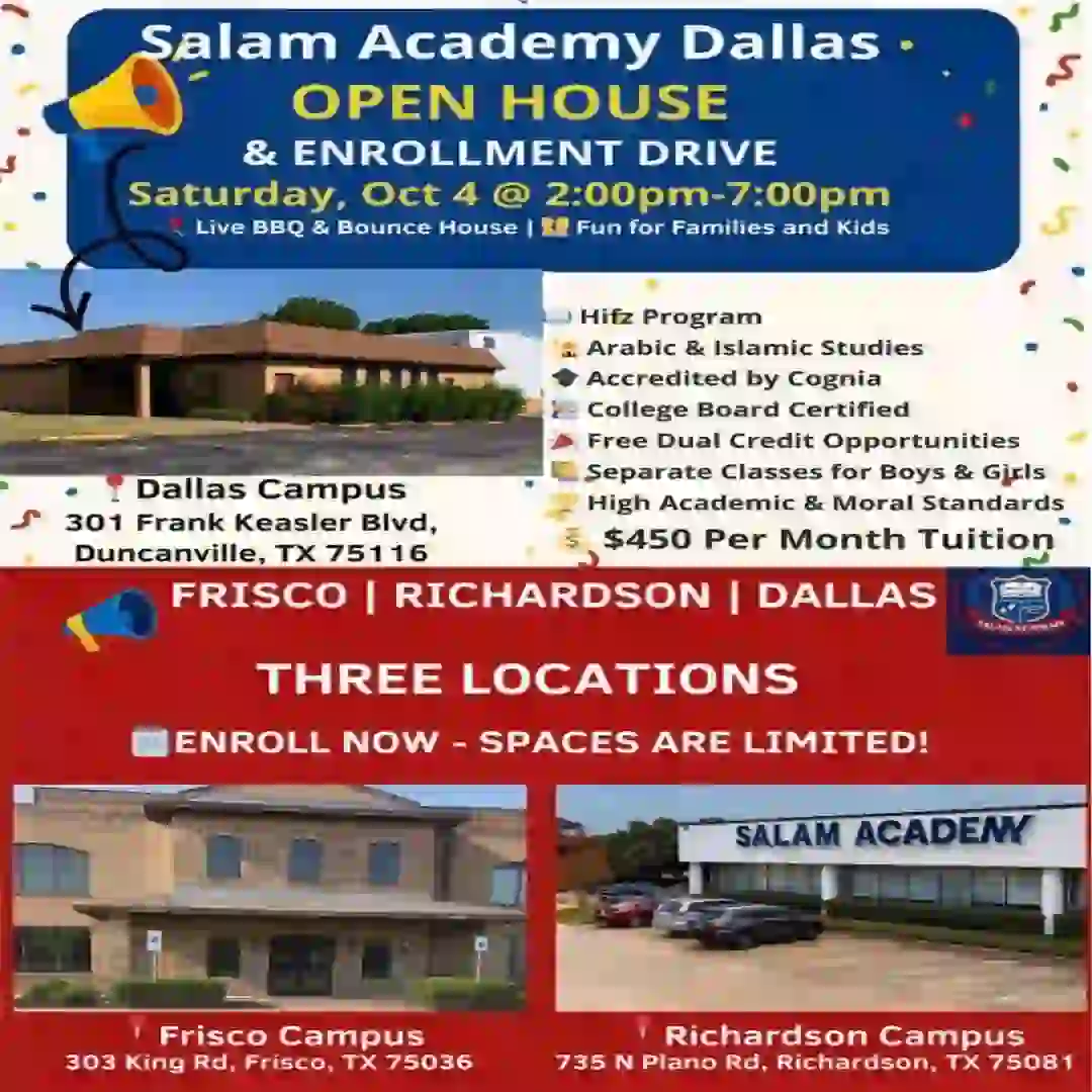 Salam Academy Dallas Open House