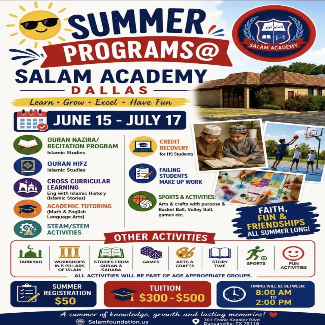 Summer Programs at Salam Academy Dallas
